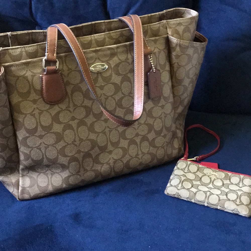 Coach diaper bag / tote
